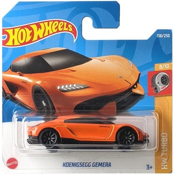HOT WHEELS KOENIGSEGG GEMERA HW TURBO 8/10 1:64 NOWY !!!