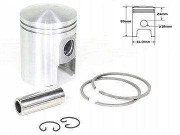 TŁOK WSK 175 62.50mm KPL. ML