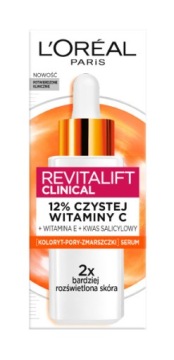 Клинический набор Loreal Revitalift: крем для лица с SPF, сыворотка с витамином C