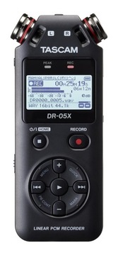 PROFESJONALNY DYKTAFON TASCAM DR-05X POJEMNOŚCIOWY
