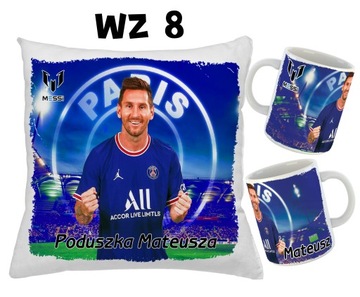 КРУЖКА и ПОДУШКА с принтом LEO MESSI + имя фаната