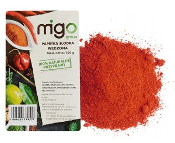 Papryka SŁODKA WĘDZONA,ASTA 100 - 100g - MIGOgroup