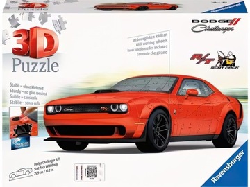 Puzzle 3D RAVENSBURGER Dodge Challenger R/T Scat