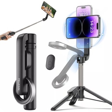 KIJ DO SELFIE STICK TRIPOD STATYW PILOT BLUETOOTH DO IPHONE 15 14 13 12