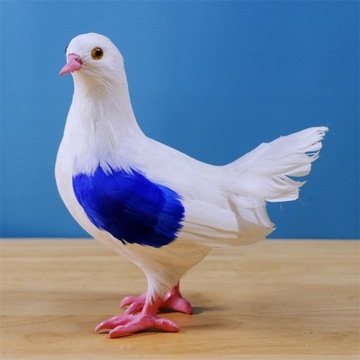 Искусственная модель голубя. Реалистичная фигурка голубя.