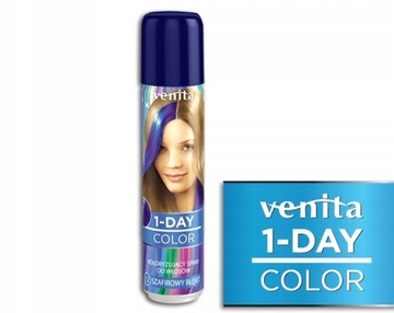 VENITA Spray 1-DAY COLOR - szafirowy błękit