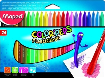 ПЛАСТИКОВЫЕ КАРАНДАШИ COLORPEPS 24 ШТ.