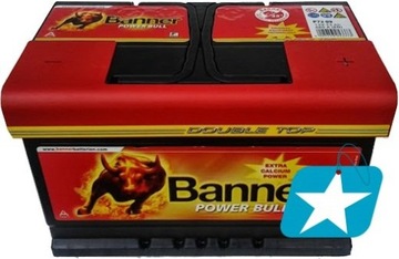 BANNER POWER BULL 72AH 660A P+