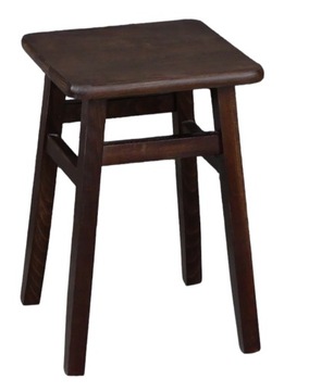 TABORET DREWNIANY KUCHENNY C BUKOWY BRĄZ