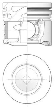 KOLBENSCHMIDT 41253600 PÍST BERLINGO 1.6 08-