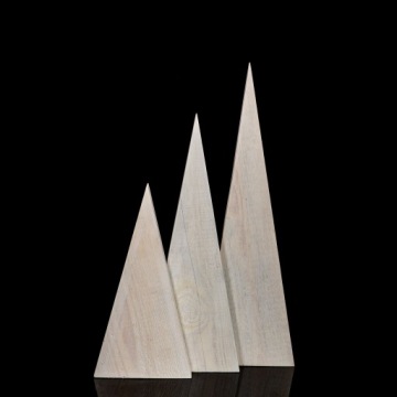 ДЕРЕВЯННАЯ РОЖДЕСТВЕНСКАЯ ЕЛКА УКРАШЕНИЯ ИЗ МАССИВА ДЕРЕВА Белый