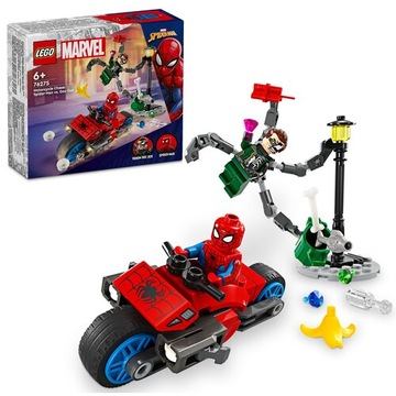 LEGO Marvel 76275 «Человек-паук против погони на мотоцикле» Док Ок + LEGO 10792