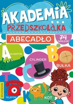 LITERY AKADEMIA PRZEDSZKOLAKA ABECADŁO Z NAKLEJKAMI