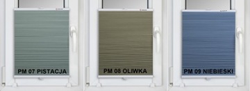 Плиссированная рулонная штора для крыши FAKRO Problind 78x118 ALU