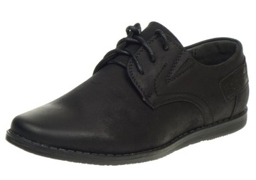 Półbuty Wizytowe WOJTYŁKO Chłopięce Casual wkł.Skóra Buty Komunijne 39