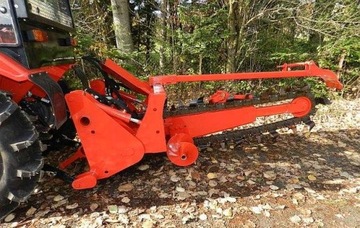 ЦЕПНОЙ ЭКСКАВАТОР ТРАНШЕМЕР 160 СМ КОПАЛЬНАЯ РУКА + ТРАКТОР 50 Л.С. + НАПОЛНИТЕЛЬ