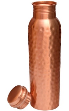 ANTYBAKTERYJNA BUTELKA MIEDZIANA 1L MŁOTKOWANA