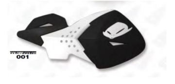 UFO OSŁONY RĄK HANDBARY ESCALADE CZARNO BIAŁY Z MOCOWANIAMI 22MM