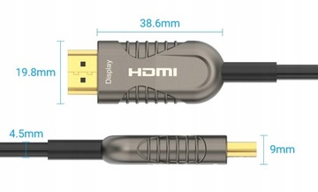 VENTION Optyczny HDMI 2.1 8K@60Hz eARC BT.2020 50m
