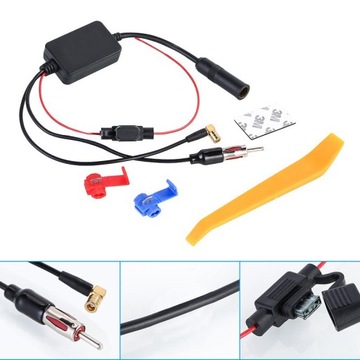 АВТОМОБИЛЬНЫЙ FM-РАДИОАНТЕННЫЙ УСИЛИТЕЛЬ DAB+/FM AM 3в1