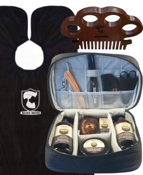 Zestaw do Brody Zapakowany Brzytwa Żyletki Wilkinson Torba Etui By My Beard