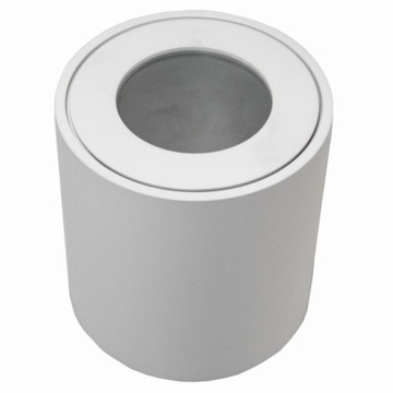 LAMPA NATYNKOWA OPRAWA SUFITOWA FARA WHITE OKRĄGŁA TUBA ALUMINIUM 80X84mm