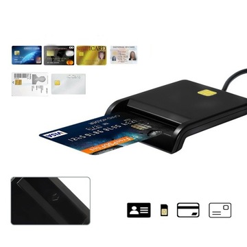 CZYTNIK KART INTELIGENTNYCH, CZYTNIK KART TOŻSAMOŚCI ID, CZYTNIK KART SIM