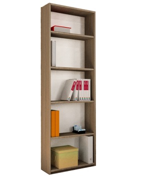 SZAFKA REGAŁ PŁYTKI SLIM SZER56/170/SLIM20 Dąb