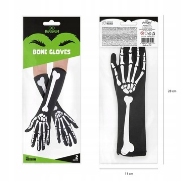 КОСТНЫЕ ПЕРЧАТКИ 36см КОСТНАЯ ПЕРСОНАЛИЗАЦИЯ СМЕРТЬ ДЬЯВОЛ