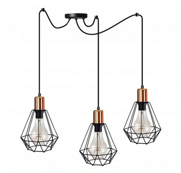 LAMPA PLAFON SALON LISTWA LED koszyk diamenty CU-3