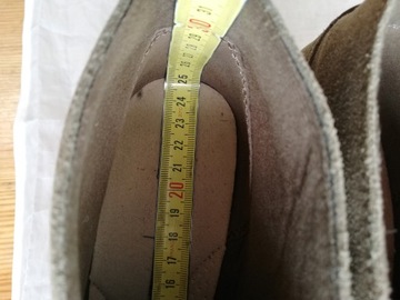 Buty botki koturny skórzane CLARKS r. 39 wkł 25 cm