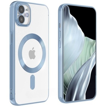 ETUI CASE OBUDOWA DO IPHONE 11 BŁĘKITNY MAGSAFE