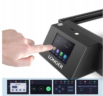 Grawer/wycinarka laserowa LONGER RAY5 410x410mm DIY ploter tnący FAC WIFI