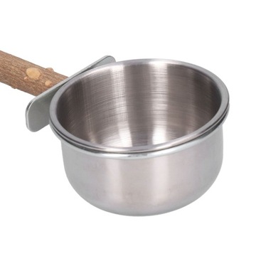 Чашки для кормления птиц. Чашки для попугаев из нержавеющей стали.