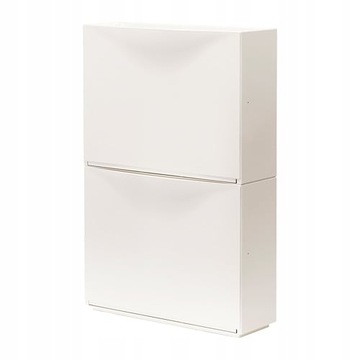 IKEA TRONES szafka na buty / obuwie, 2 szt. BIAŁY
