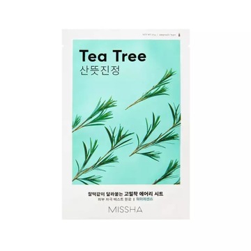 Missha Airy Fit Sheet Mask Tea Tree Maseczka Łagodząca Drzewo Herbaciane 1x