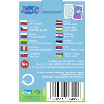 ОТКРЫТКИ ЧЕРНЫЙ ПЕТР Свинка Пеппа Trefl 08485
