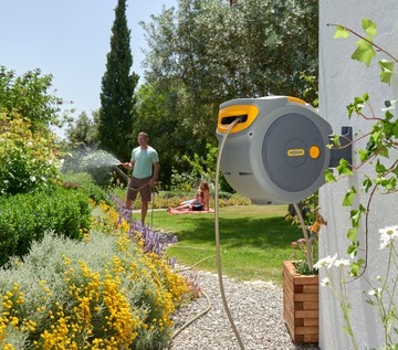 Автоматическая настенная катушка Auto Reel со шлангом 1/2 дюйма, 30 м. ВЫБОР Hozelock 2403