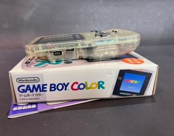 Konsola Nintendo Game Boy Color Clean + Pudełko