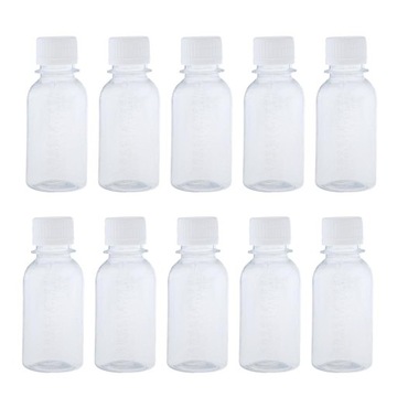 10шт пустой косметический контейнер 100 мл пластиковый флакон с жидкостью