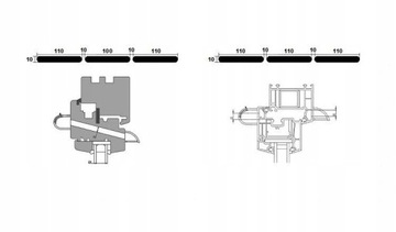 БЕЛЫЙ/КОРИЧНЕВЫЙ ручной воздухоотводчик для окон VENTEC VT513 вентиляция дома