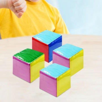 Развивающие игральные кости Большие игральные кости Плюшевые игральные кости для подарка на день рождения Всего 4 шт.