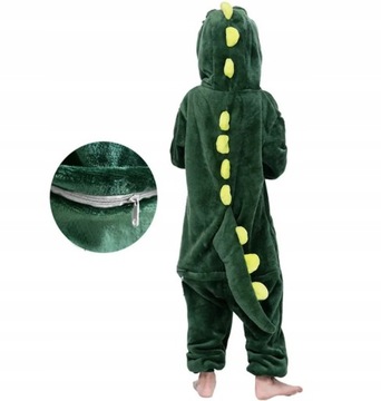 ДИНОЗАВР ДИНО НАряд КОСТЮМ ОБСУЖДЕНИЕ ПИЖАМА КИГУРУМИ ДЛЯ ДЕТЕЙ 128/134