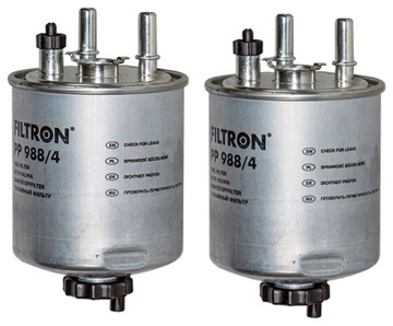 2× FILTRON PP 988/4 FILTR PALIVA