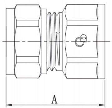 МУФТА PEX/AL/PEX 20 X 3/4' РЕЗЬБА
