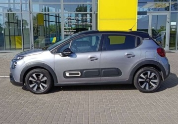 Citroen C3 III Hatchback Facelifting 1.2 PureTech 83KM 2023 Citroen C3 1.2 83KM SHINE Salon PL Serwis ASO CarPlay Czujniki parkowania, zdjęcie 9