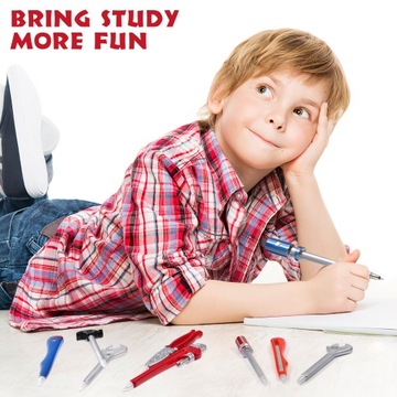 НАБОР ШАРИКОВЫХ РУЧОК В ФОРМЕ ИНСТРУМЕНТОВ ИЗ 6 ШАРИКОВ