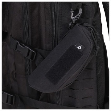 ФУТЛЯР ДЛЯ ОЧКОВ ЖЕСТКИЙ MOLLE КАРМАННЫЙ DOMINATOR С КАРАБИНОМ ЧЕРНЫЙ