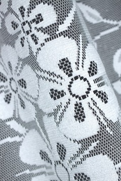 Biała firanka żakardowa z taśmą 170x300 247410