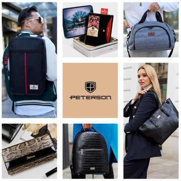 Вместительная деловая сумка для ноутбука PETERSON 15,6